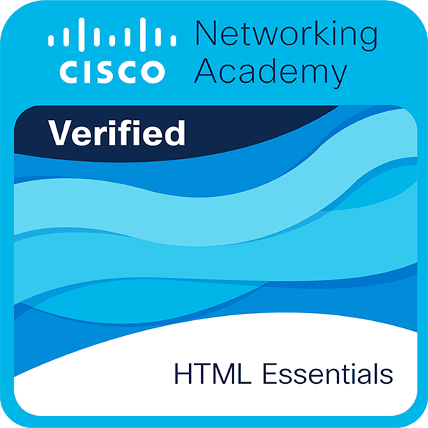 Cisco HTML Badge